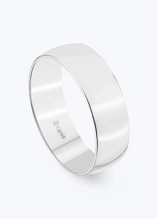 Серебряное обручальное кольцо «6001»