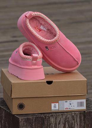 Угги уггі угг ugg tasman platform love pink 2
