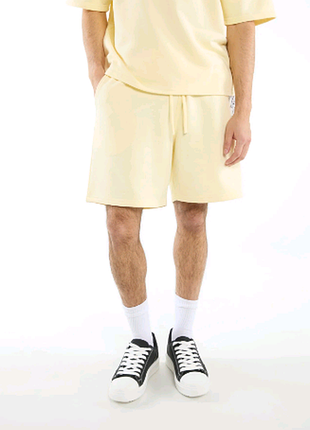 Трикотажные шорты baggy fsbn new yorker 05.03.010.0297 светло-желтый р. s, m, xl