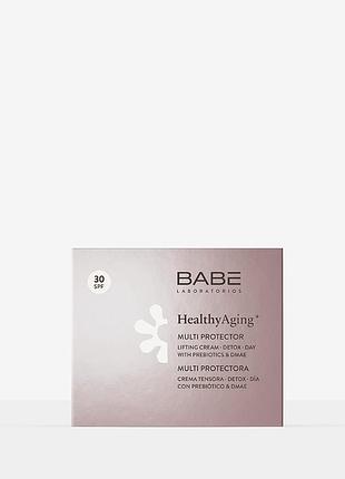 Крем для обличчя babe laboratorios healthy aging мультизахисний денний ліфтинг крем з dmae та spf 30, 50 мл