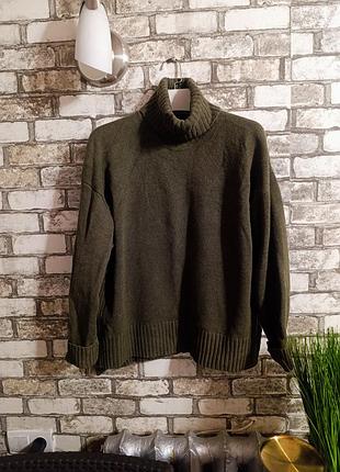 Светр жіночий ralph lauren хакі, вовна