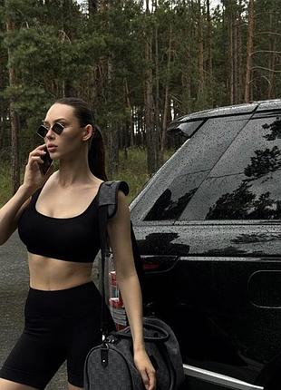 Черный топ hey becca 2