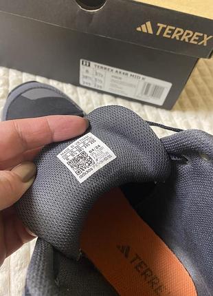 Черевики ботинки  adidas terrex сірі 38 2/3 2