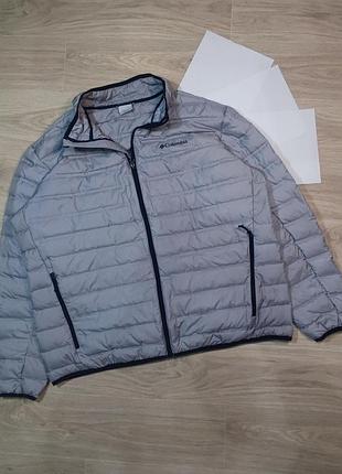 Легкий чоловічий пуховик columbia. розмір xxl