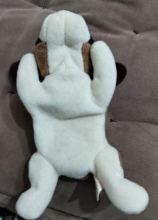 Коллекционная собака сенбернар ty beanie baby bernie, оригинал 1996