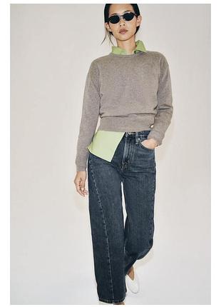 Джинси жіночі zara прямі сині