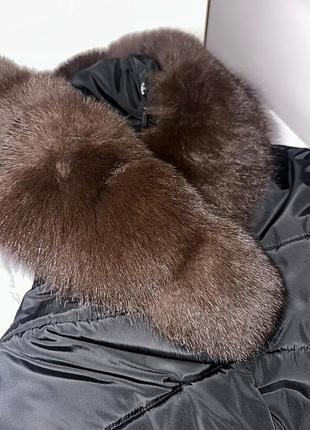 Продам зимову куртку з натуральним хутром песця🤎