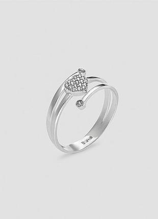 Серебряное кольцо «в омуте любви»
