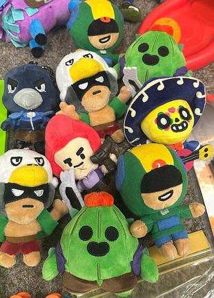 Мягкие игрушки, популярные герои brawl stars