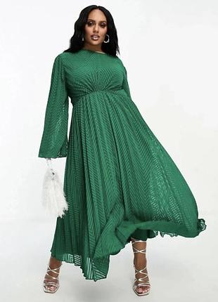 Розкішна сукня жіноча asos зеленого кольору