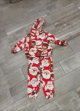 Костюм унісекс shein merry christmas 18-24 місяці утеплений