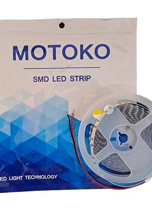 Світлодіодна стрічка motoko 12v 120led smd3528 9,6w/m 4000-4500k нітральний