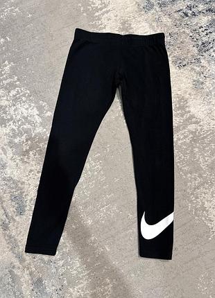Лосини чорні nike 128-137 см