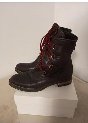 Кожані  ботинки made in italy