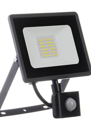 Прожектор c датчиком движения 50w avt-2-ic ip65 6000k