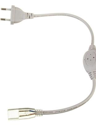 Адаптер живлення для led стрічки 220v та заглушка