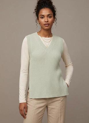 Брендовий світло-зелений жилет, безрукавка "divided h&amp;m". розмір xs/s.