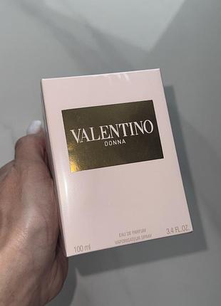 Жіночі парфуми valentino donna 100 мл духи шлейфовий аромат валентіно