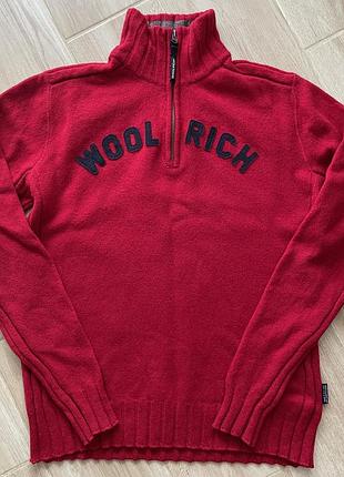 Woolrich чоловічий светр джемпер з блискавкою