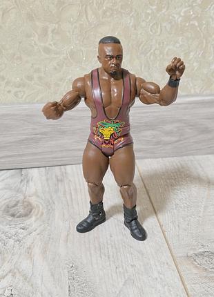 Коллекционная фигурка американского реслера big e langston mattel (2013 год).