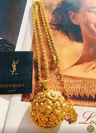 Вінтажний кулон підвіс yves saint laurent