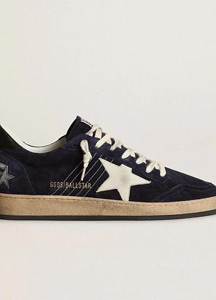 Кеди чоловічі golden goose ball star сині