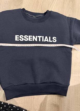 Світшот для хлопчика essentials чорний 4
