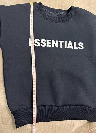Світшот для хлопчика essentials чорний 3