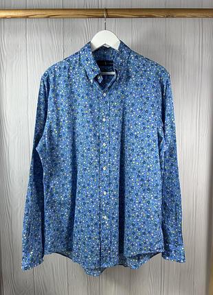 Polo ralph lauren floral aop красива сорочка з квітковим принтом оригінал розмір l