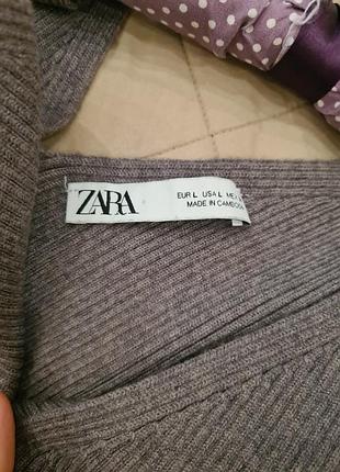 Довга жіноча сукня zara 5