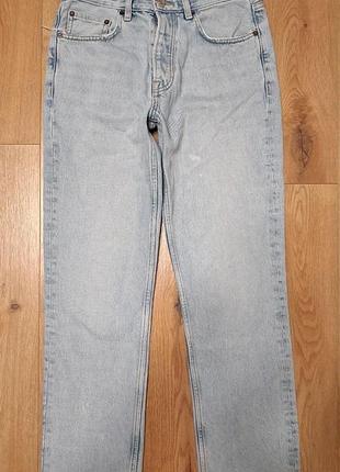 Джинсы женские прямые casual zara, размер m - l.