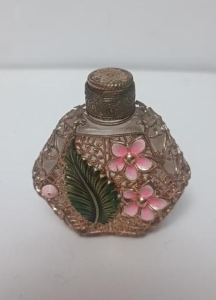 Вінтажний флакон для парфумів чехословаччина, скань, емаль.