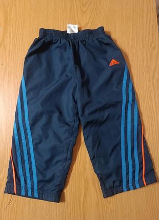 Дитячі спортивні штани adidas оригінал на підкладці розмір 3т (на 3 роки)