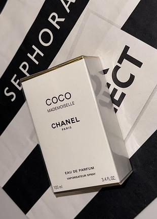 Жіночі парфуми франція chanel coco mademoiselle   100 мл духи шлейфовий аромат  шанель