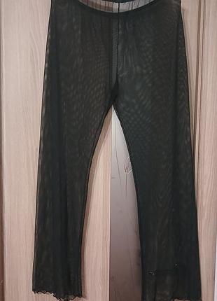 Брюки жіночі,штани сіточка для танців one size