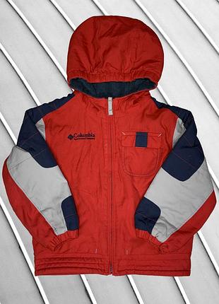Для хлопчиків куртка columbia 4 роки 104-110 см дитяча демісезонна куртка флісова вітровка утеплена куртка на блискавці осіння куртка
