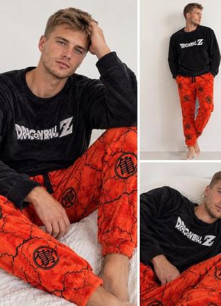 Тепла плюшева піжама dragonbalzz primark