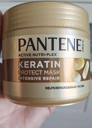 Маска для волосся pantene pro-v keratin protect mask intensive repair