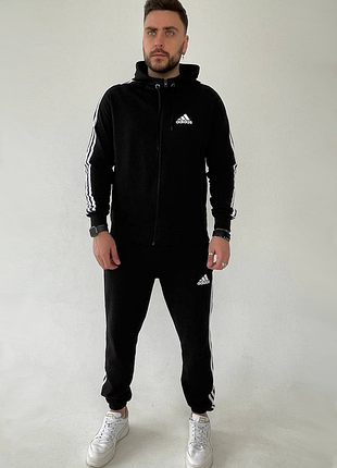 Мужской спортивный костюм демисезонный модель 7461 черный размеры s-xxl