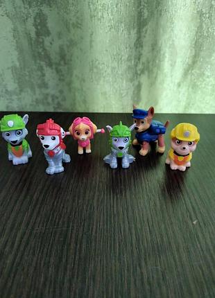 Набір іграшок щенячий патруль із kinder joy лот фігурок paw patrol кіндер