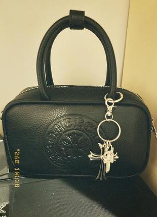 Сумка chrome hearts чорна