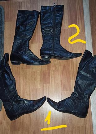 Шкіряні чоботи, кожаные сапоги 2