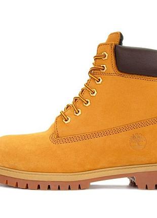 Ботинки тимберленд мужские рыжие обувь timberland зимние-осенние желтые timberland premium 6 inch classic 43