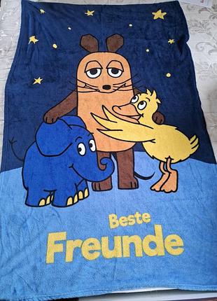 Плед дитячий флісовий з малюнком beste freunde