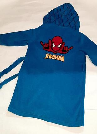 Дитячий халат «людина-павк» (spider-man) -
м'якість та затишок 5-6 років р.110-116