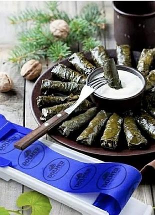 Роликовий апарат для закрутки голубців та долми, dolmer, білий / долмер / машинка для готування напівфабрикатів.