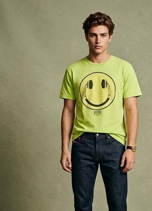 Футболка мужская бренда smiley world✨