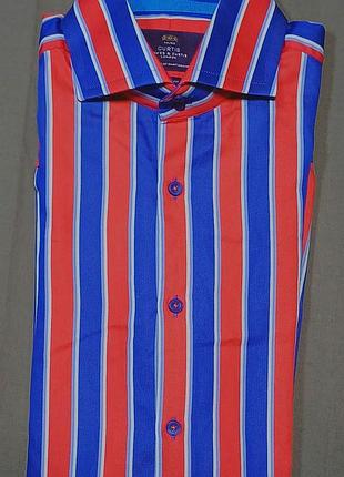 Воротник 40 см curtis hawes &amp; curtis size l рубашка в полоску воротник «виндзор» (английской windsor collar) кат-эвей (cutaway collar)
 100% cotto