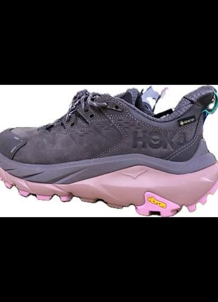 Жіночі низькі трекінгові кросівки hoka kaha 2 low gtx у забарвленні galaxy / quartzite.розмір:38 2/3