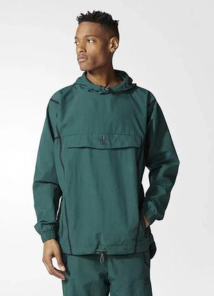 Нейлоновий анорак вітровка адідас оріджиналс adidas originals adventure / eqt anorak, факт 3xl, оригінал